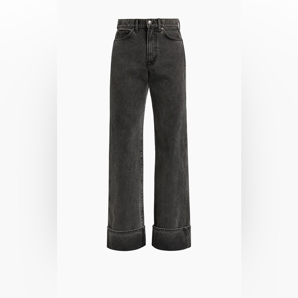 NWOT Veronica Beard Taylor High-Rise Wide-Leg Jeans